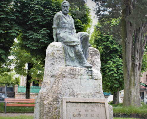 Casimiro Sainz Escultura en el Parque de Cupido de Reinosa