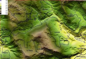 mapa premio cuerniga 2011 Mapa de la toponimia pasiega del Premio Cabuérniga